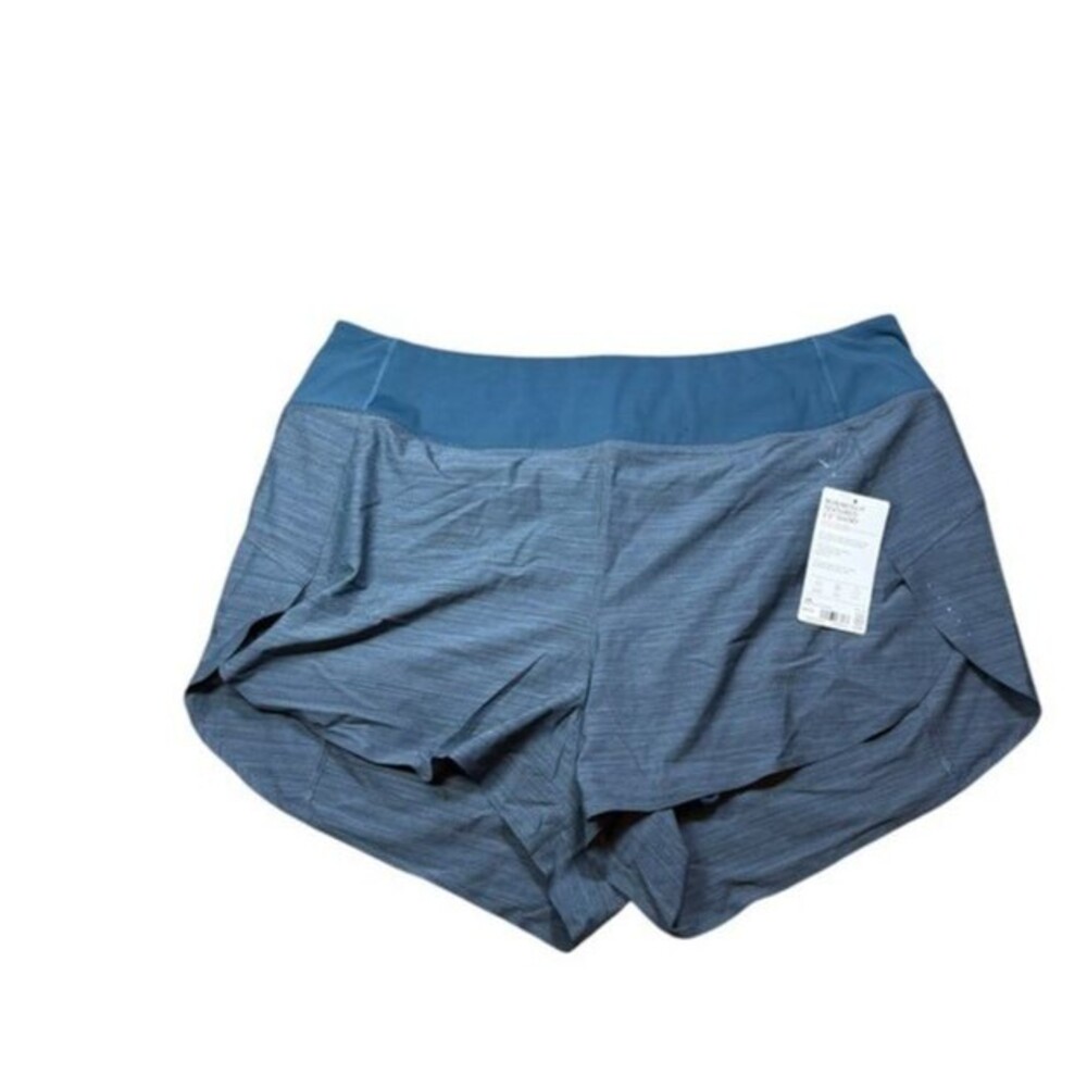 Athleta Shorts Womens Size 2X Teal Run With It Textured 3.5” Short NWT Athletic